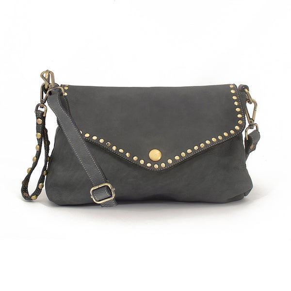 Aria Envelope Crossbody in Grey