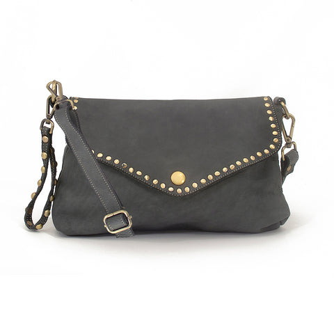 Aria Envelope Crossbody in Grey