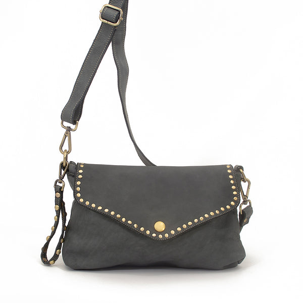 Aria Envelope Crossbody in Grey