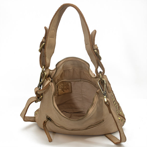 Annalisa Crossbody in Light Taupe