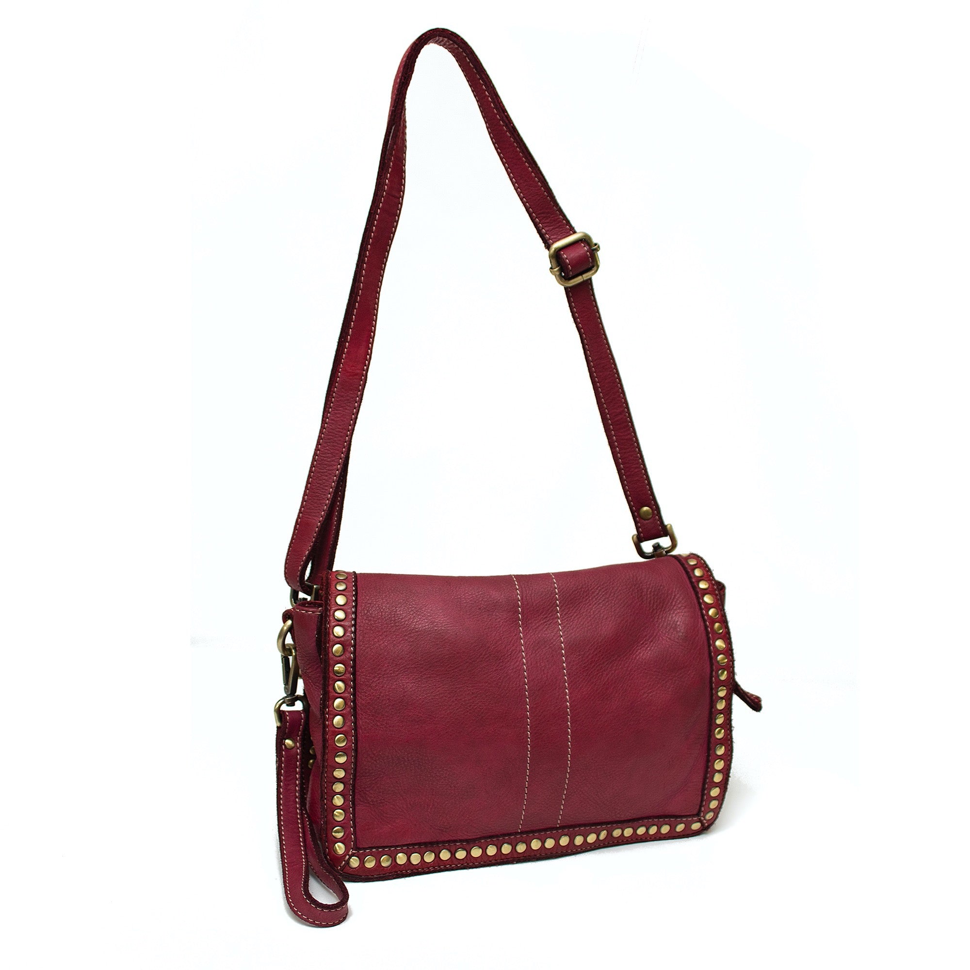 Marisa crossbody in Cranberry