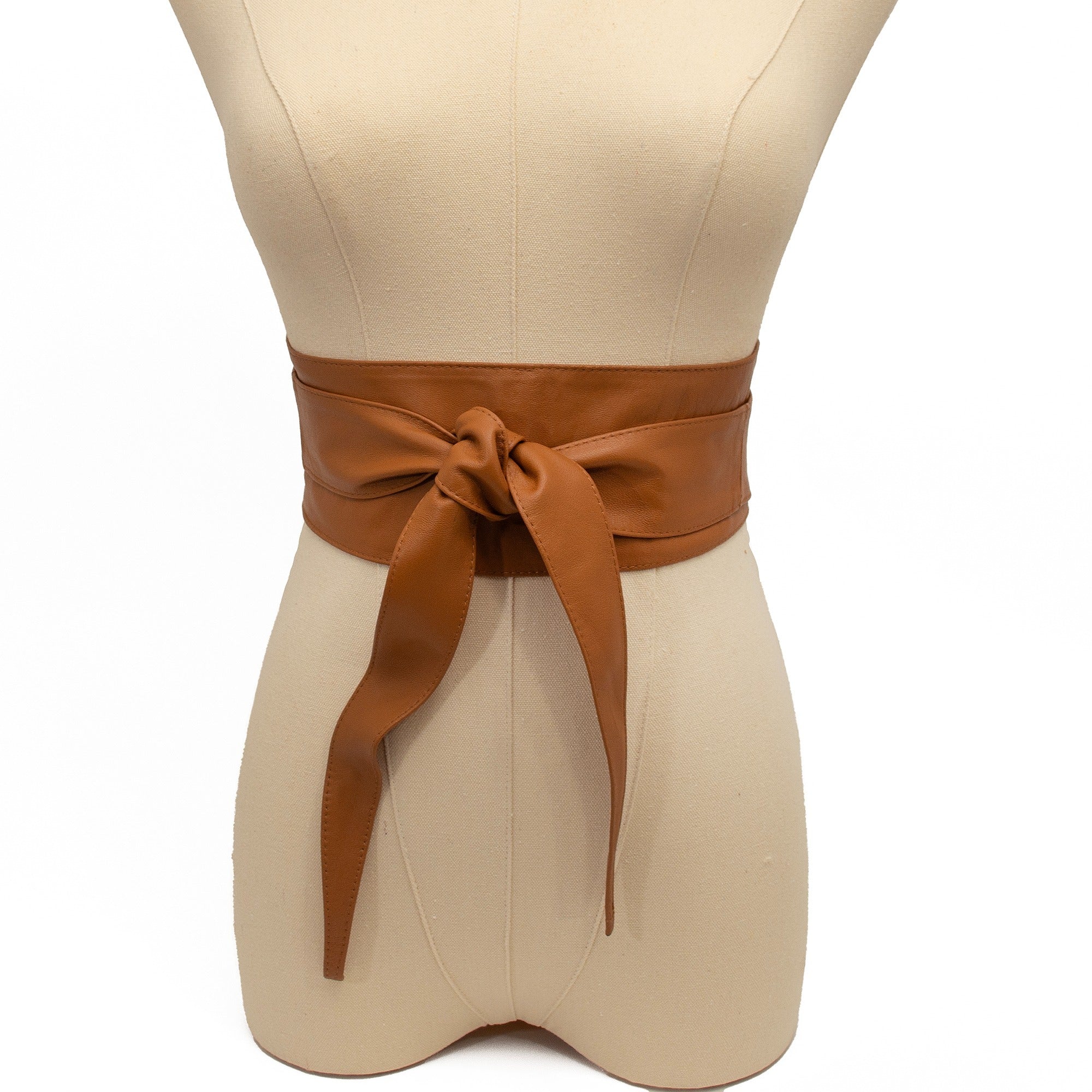 Obi Wrap Belt in Tan