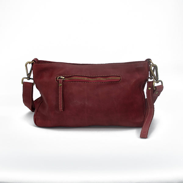 Laura Woven Crossbody in Brick