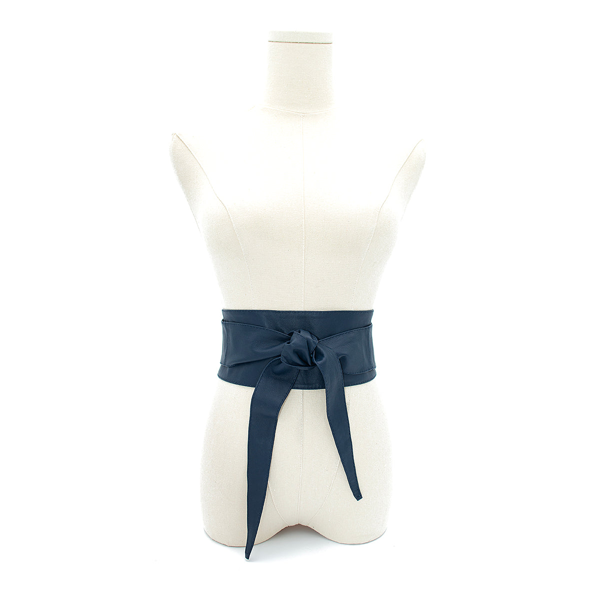 Obi Wrap Belt in Navy