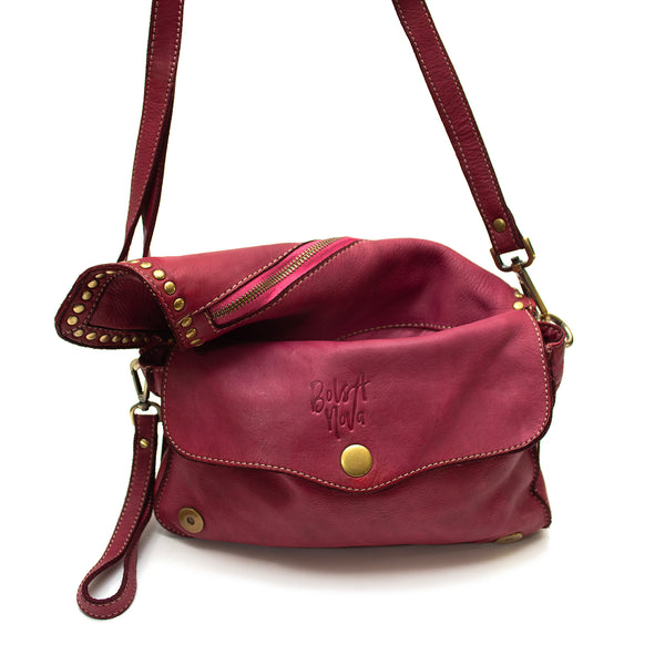 Marisa crossbody in Cranberry