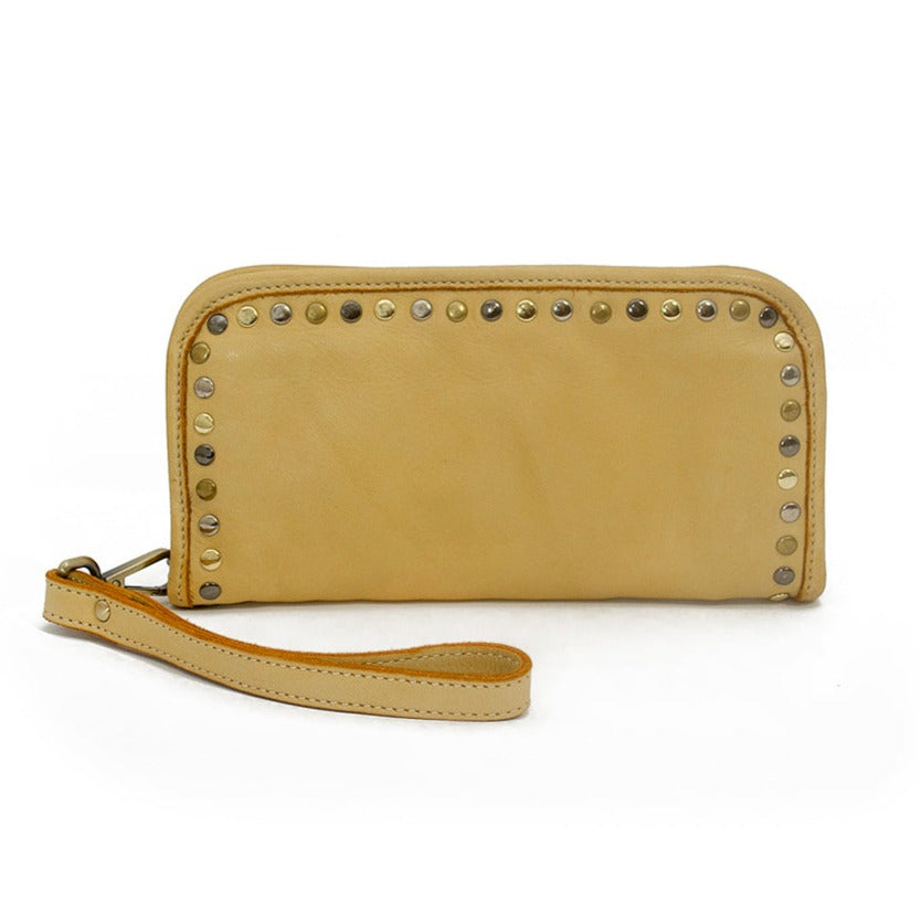 Sofia Zip Around Wallet in Butter