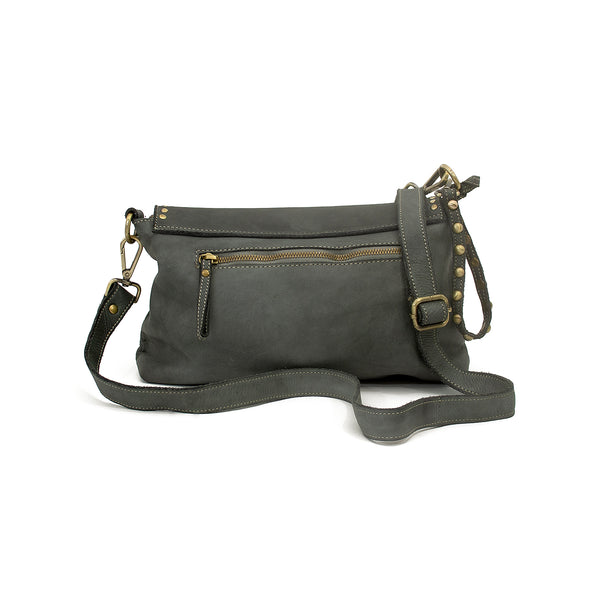Aria Envelope Crossbody in Grey
