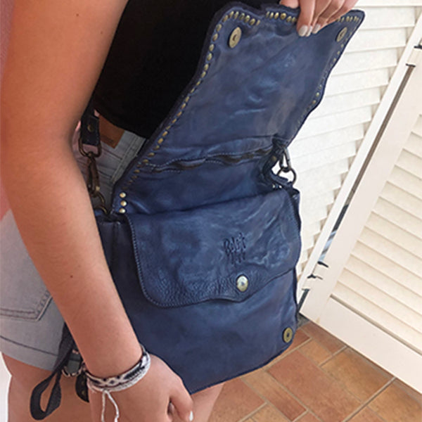Open View Camilla Messenger Bag in Navy