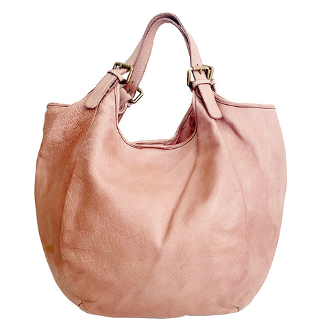 Products Bolsa Nova Slouchy Tote in Pink