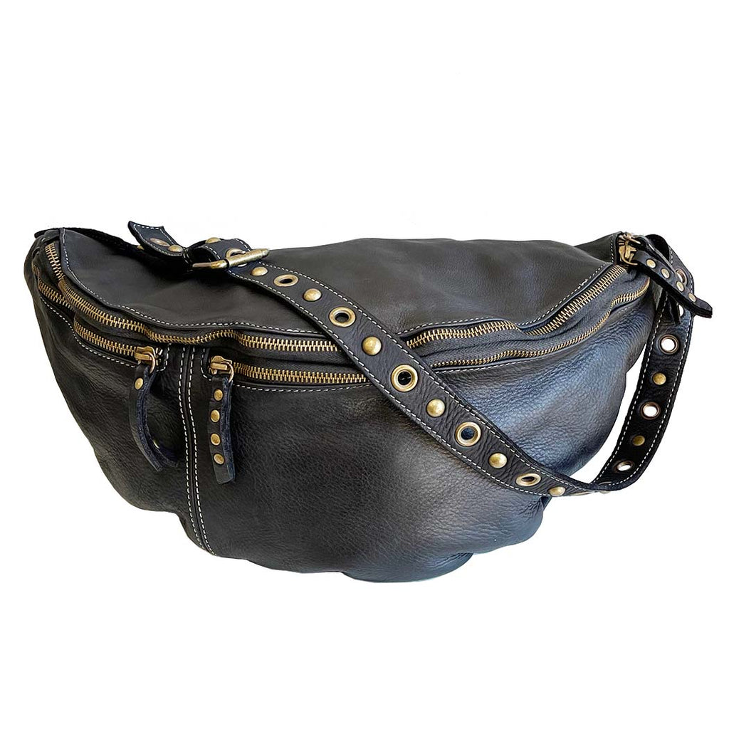 Bella Large Sling in Black – Bolsa Nova Handbags