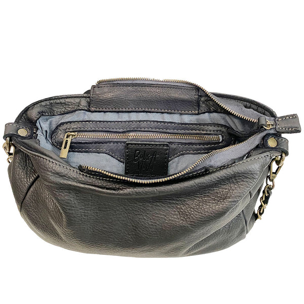 Tina Quilt Crossbody in Cognac