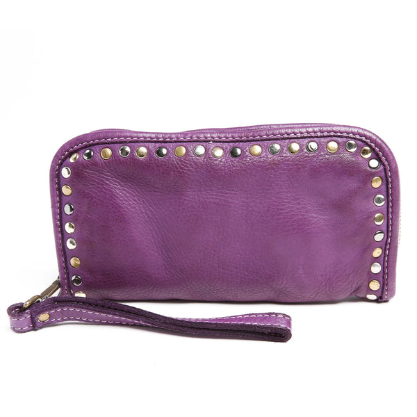 Sofia Zip Around Wallet in purple
