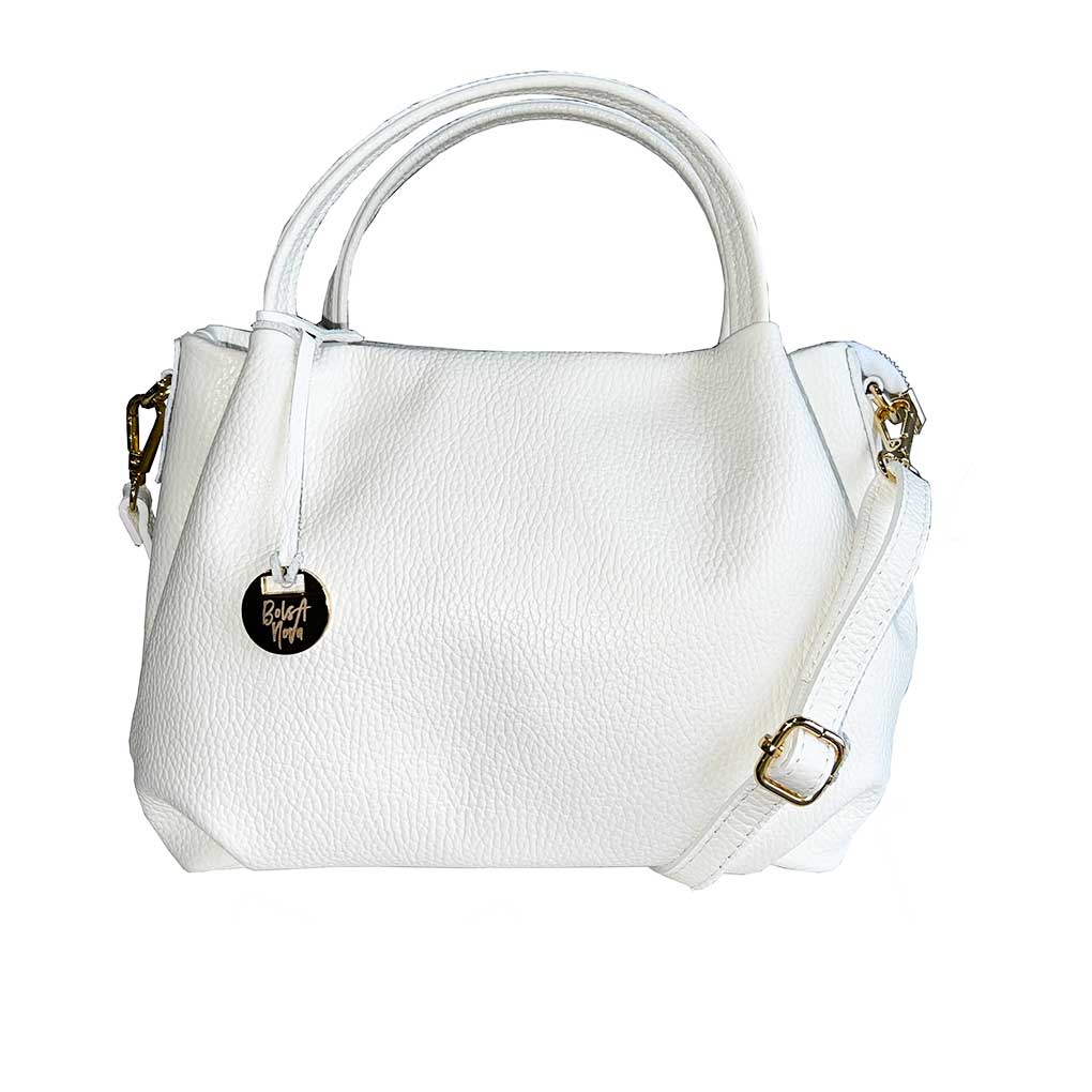 Boss Babe Satchel Crossbody White