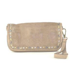 Sofia Zip Around Wallet in Taupe