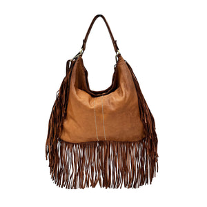 Fringe Hobo in Cognac
