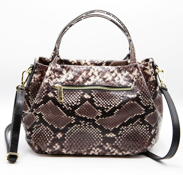 Boss Babe Satchel Crossbody in Snake
