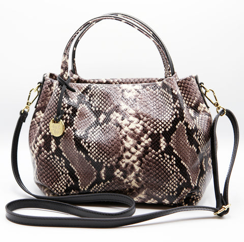 Boss Babe Satchel Crossbody in Snake