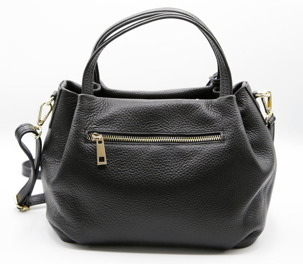 Back of Boss Babe Satchel Crossbody Black