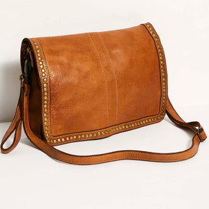 Camilla Messenger Bag in Cognac