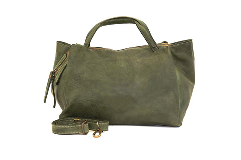 Flora Satchel in Olive