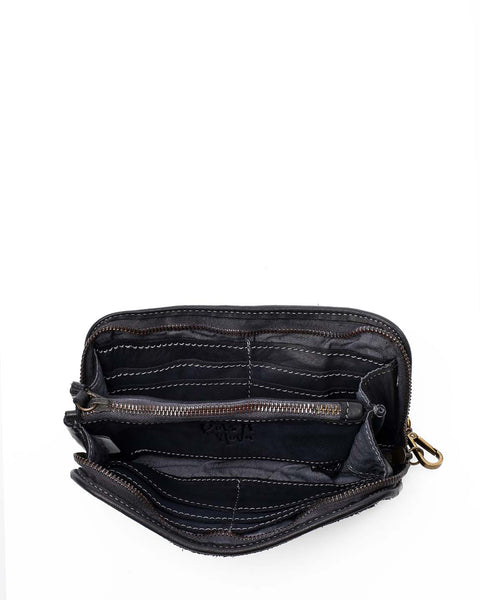 Sofia Zip Around Wallet in Navy