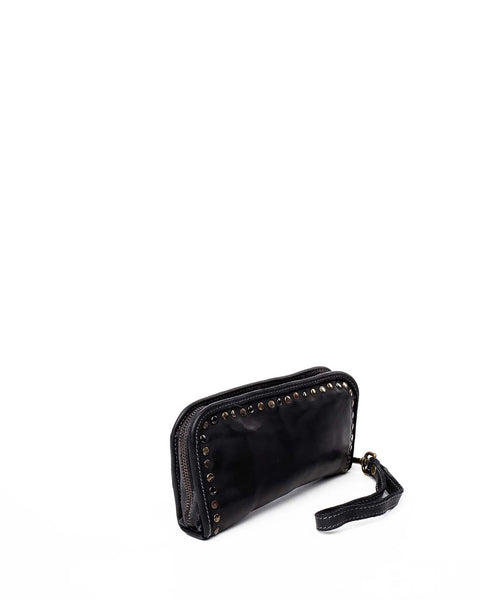 Sofia Zip Around Wallet in Black